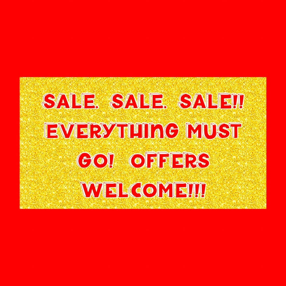 Selling everything in my closet before I donate to charity! NO OFFER IS TOO LOW!